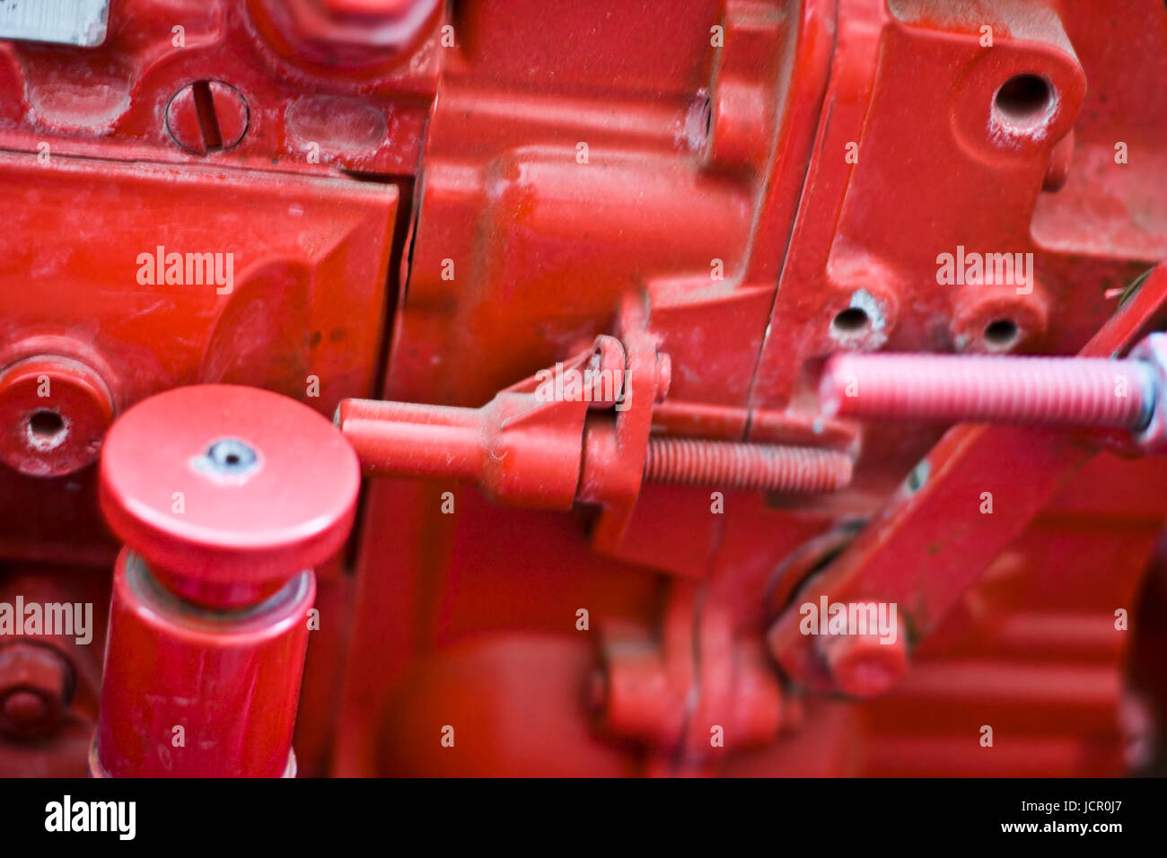 Parts of Diesel engine of truck/tractor Stock Photo Alamy