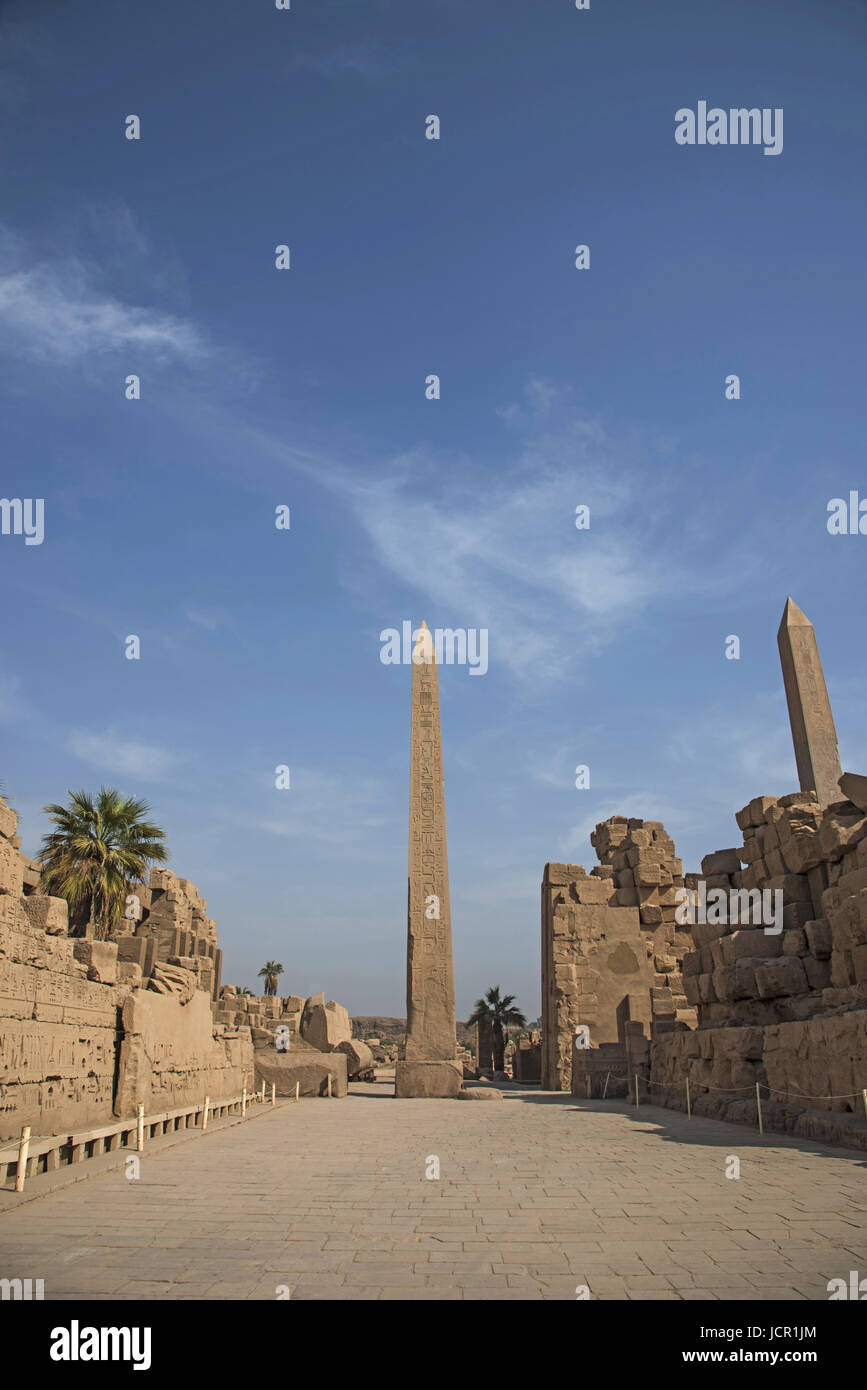 Temple Innerview Inner view of a temple and carved pillars of the great hypostyle hall ...