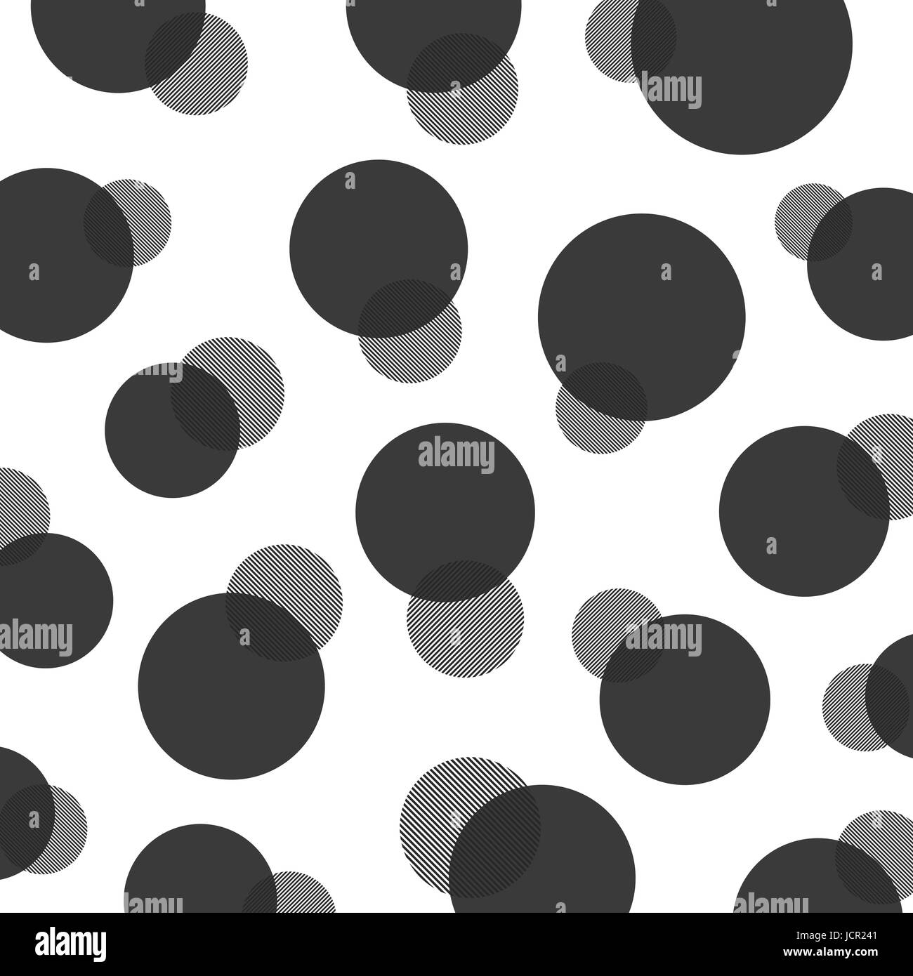 black and white abstract polka dot pattern Stock Vector Image & Art - Alamy