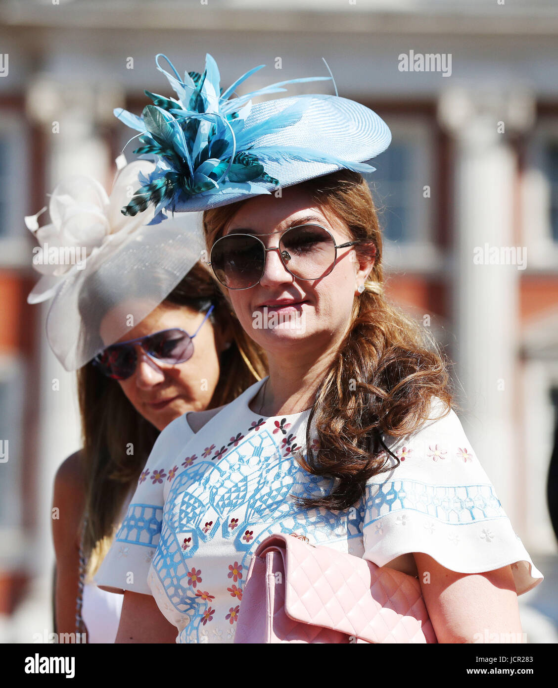 Karren Brady attends the Trooping the Colour ceremony at Horse Guards