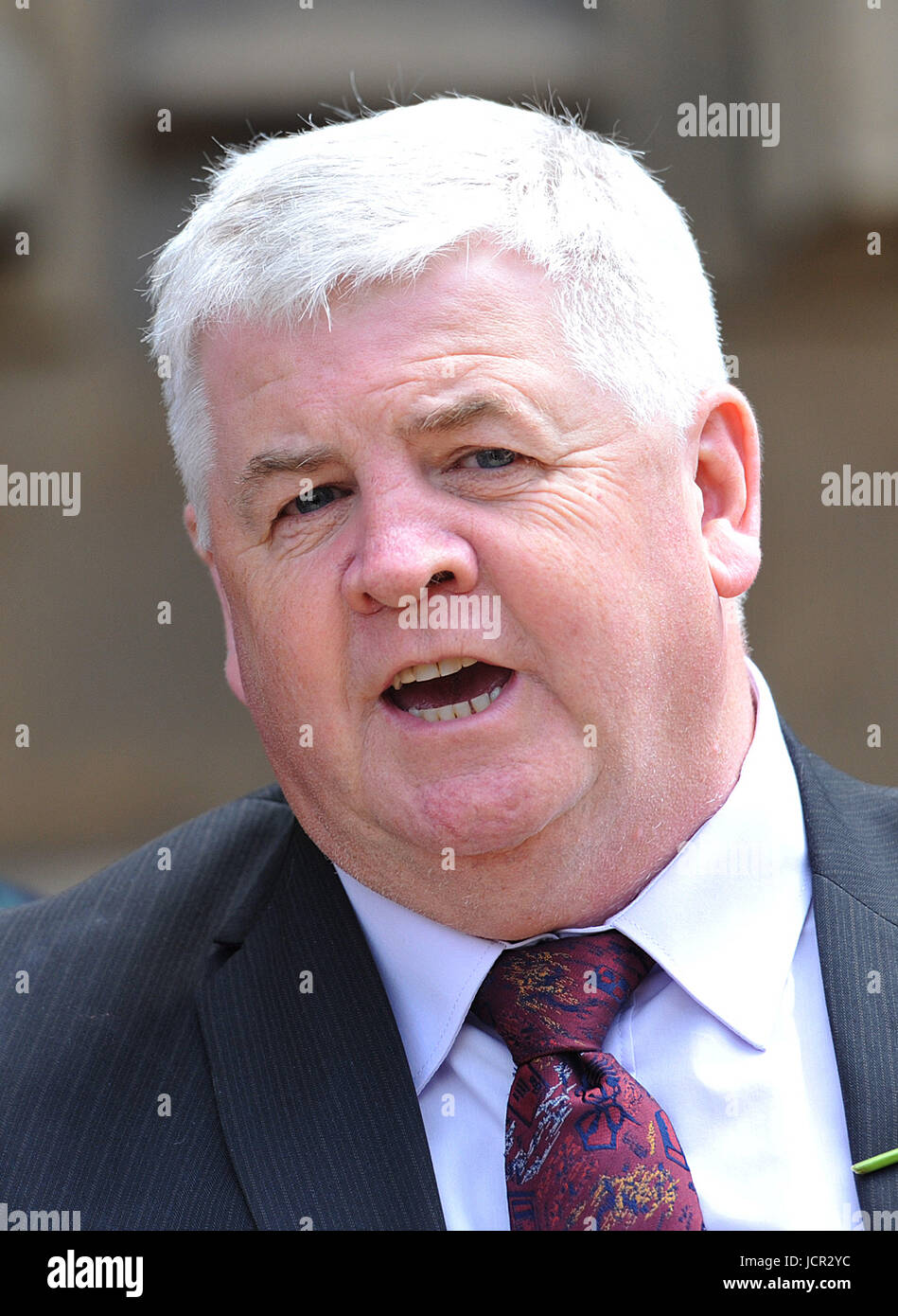 Scottish Labour MP Hugh Gaffney outside St Stephen's Entrance to the
