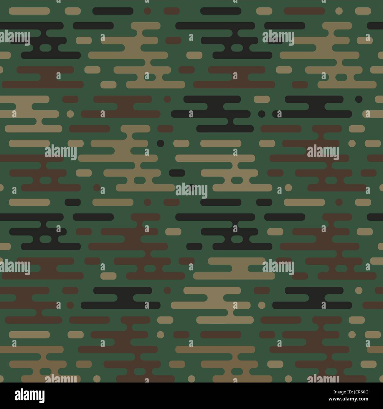 Vector seamless military pattern Stock Vector