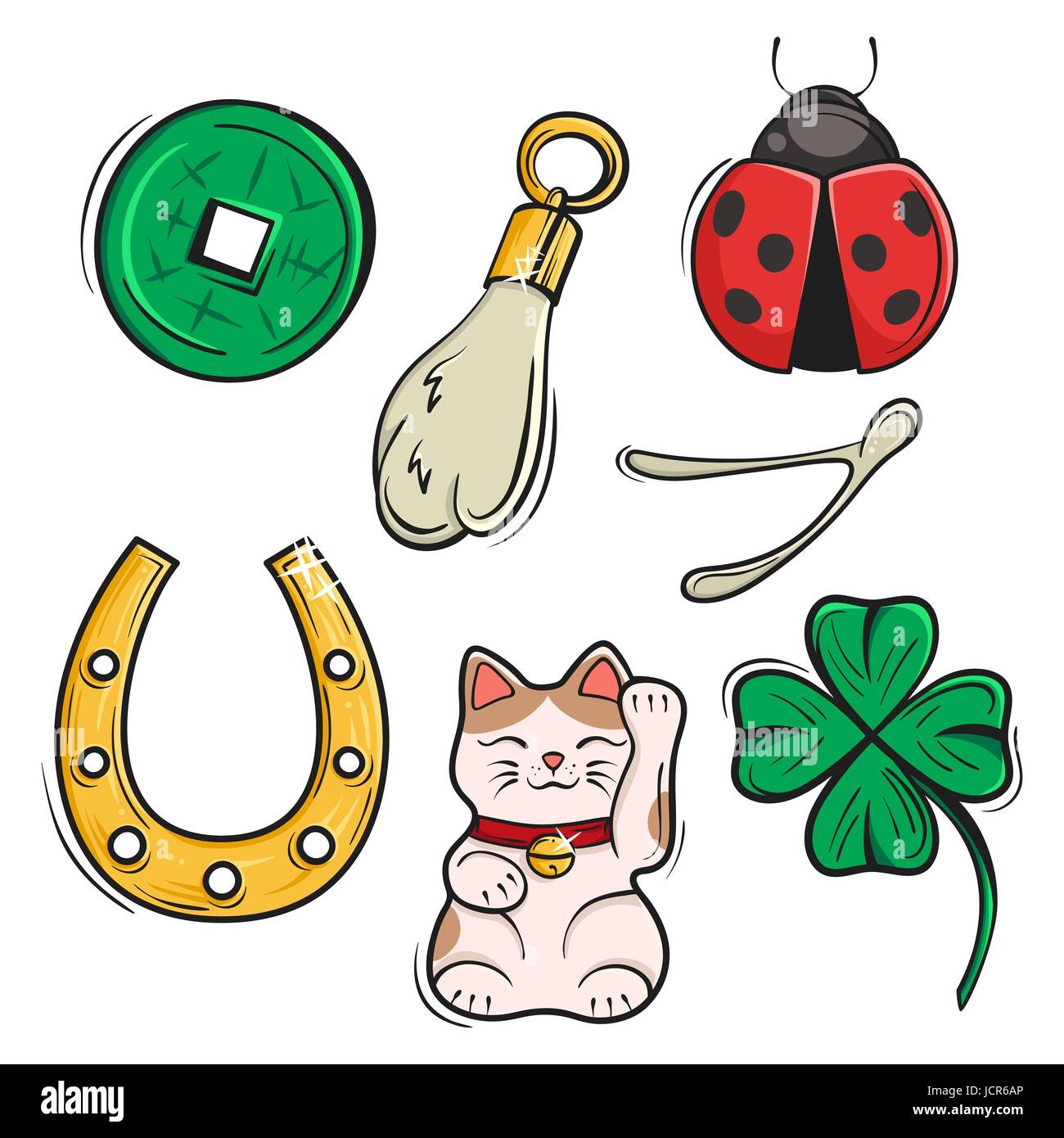 Lucky symbols hi-res stock photography and images - Alamy