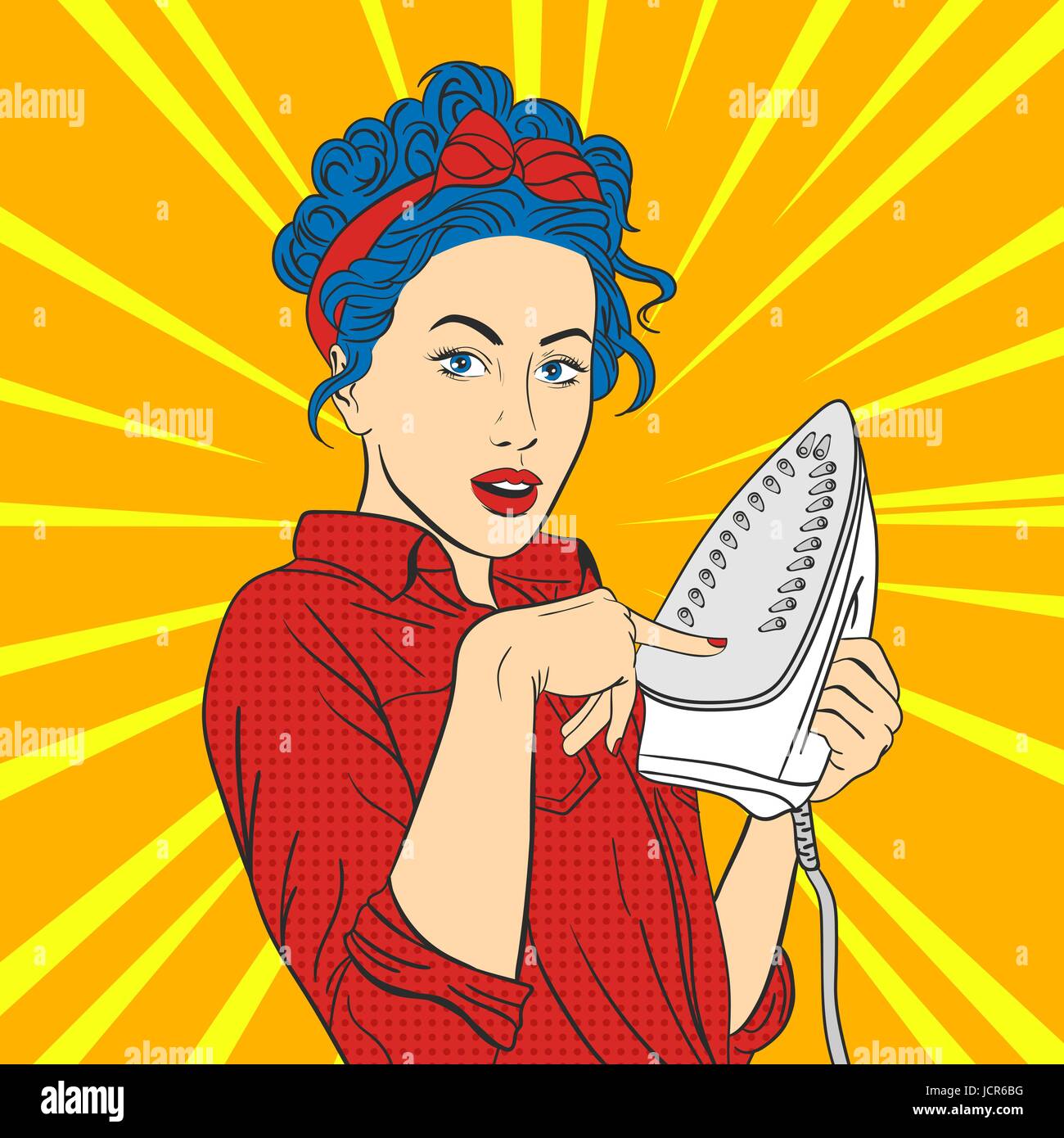 Iron woman cartoon hi-res stock photography and images - Alamy