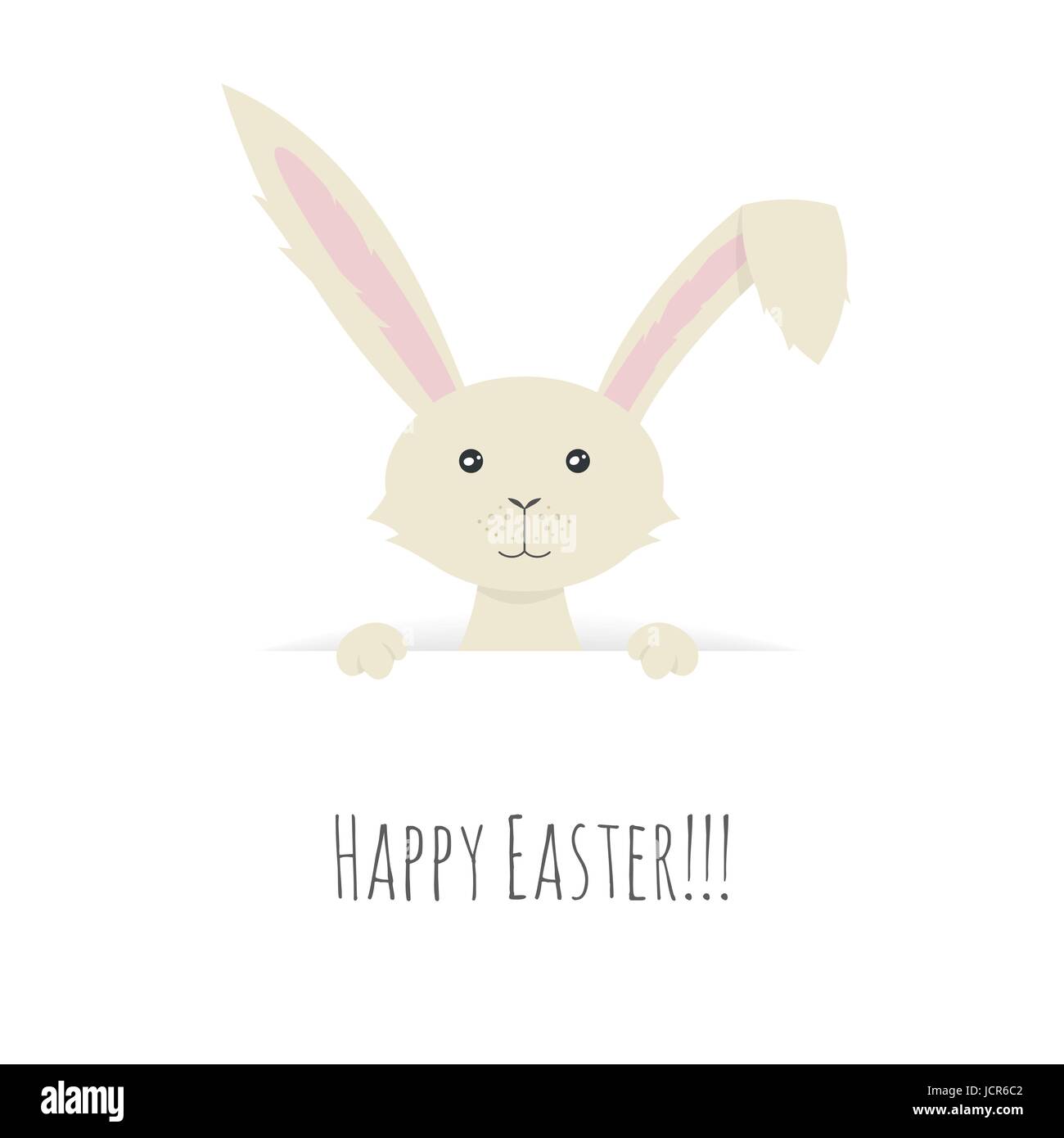 Cute rabbit cartoon blank board hi-res stock photography and images - Alamy