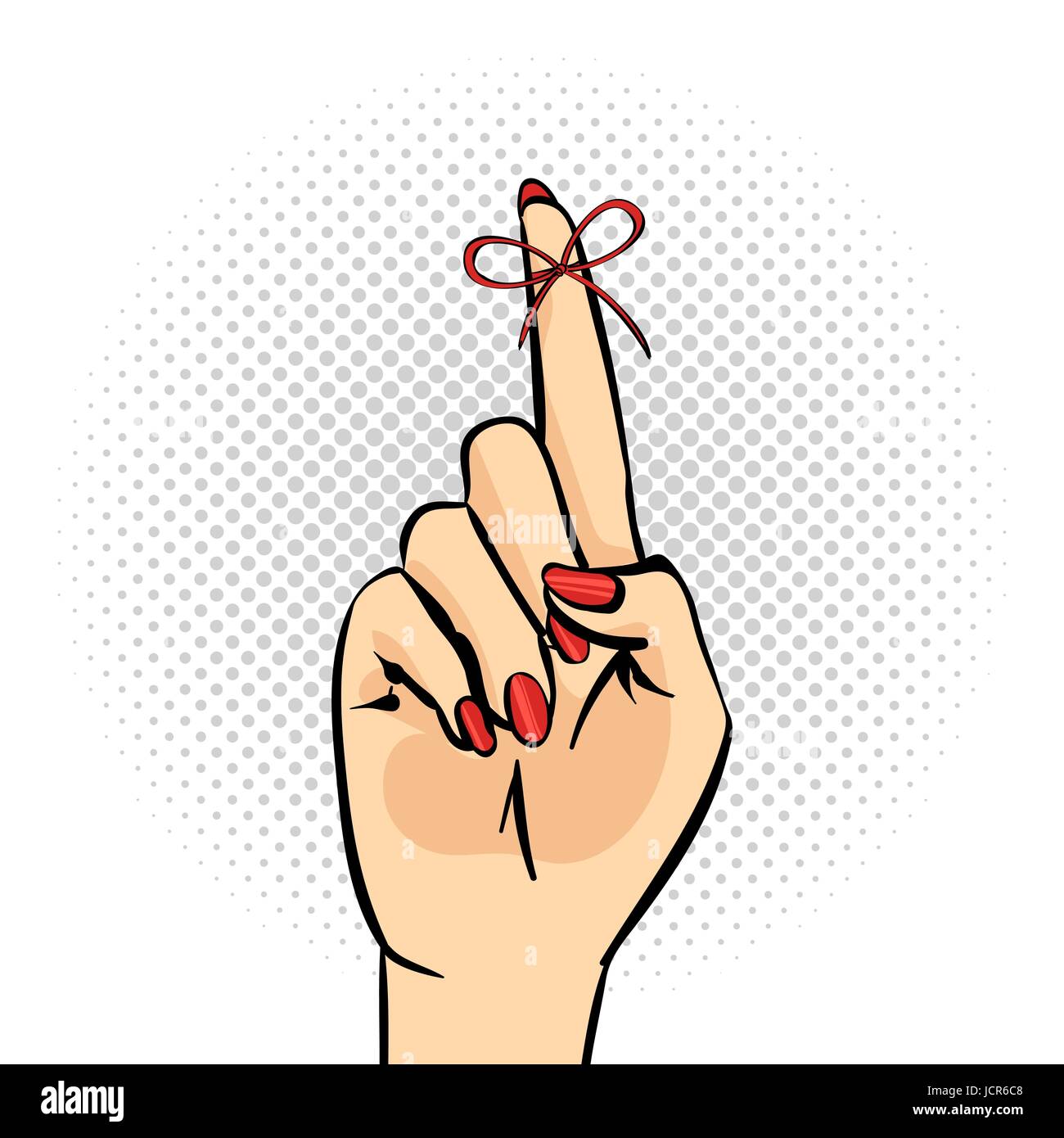 string around finger reminder clip art