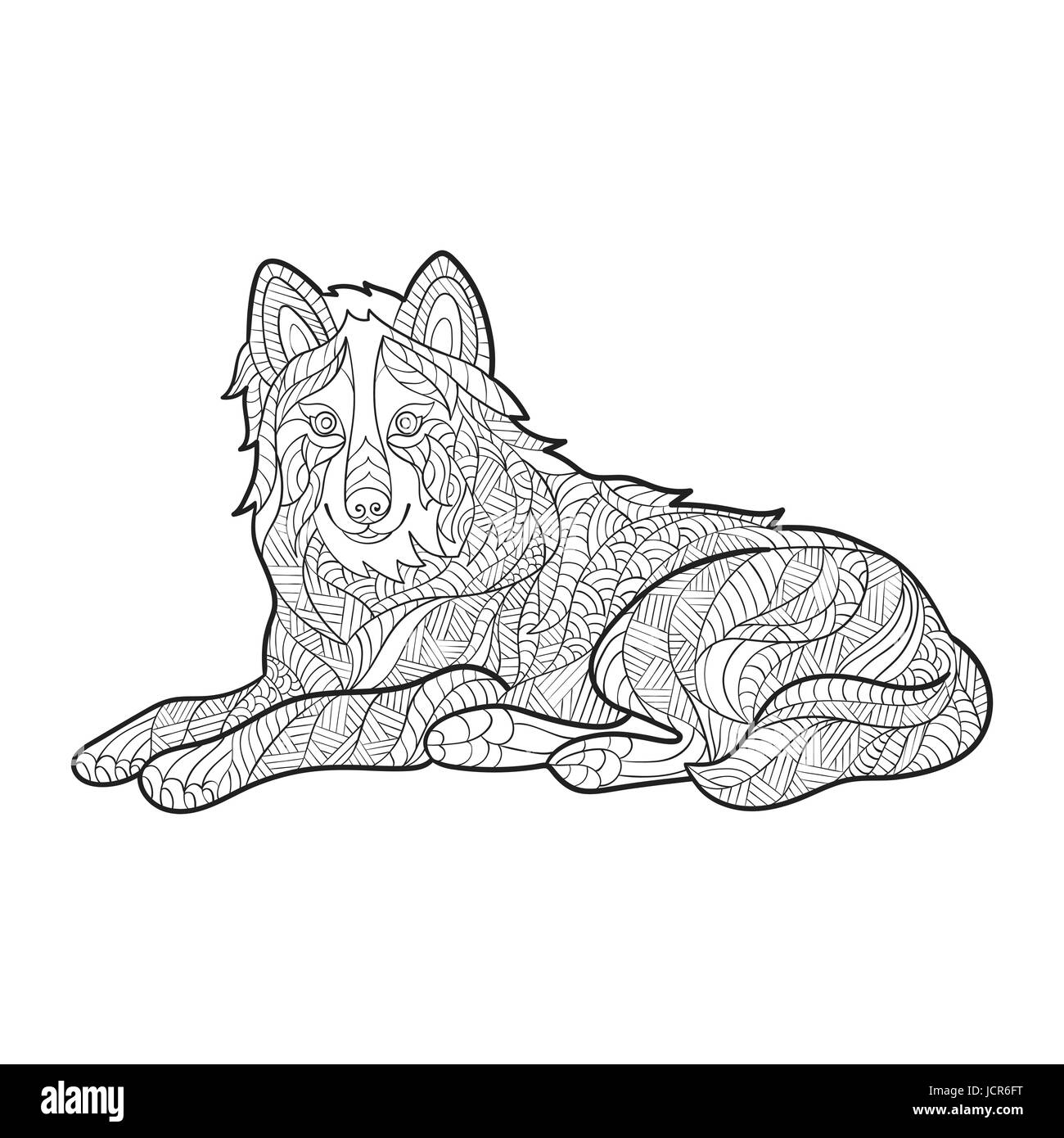 Wolf Sitting Stock Photos Wolf Sitting Stock Images Alamy