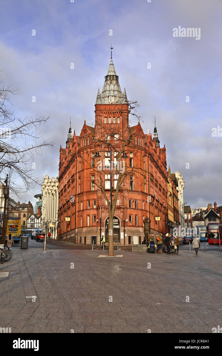 The Speakers' Corner, in Old Market Square, in the city of Nottingham
