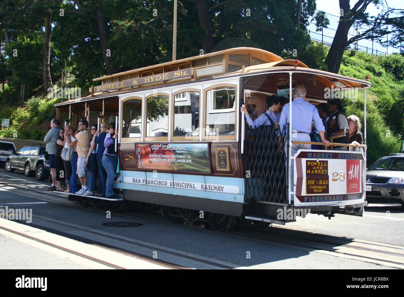 San Francisco cable car Stock Photo Alamy