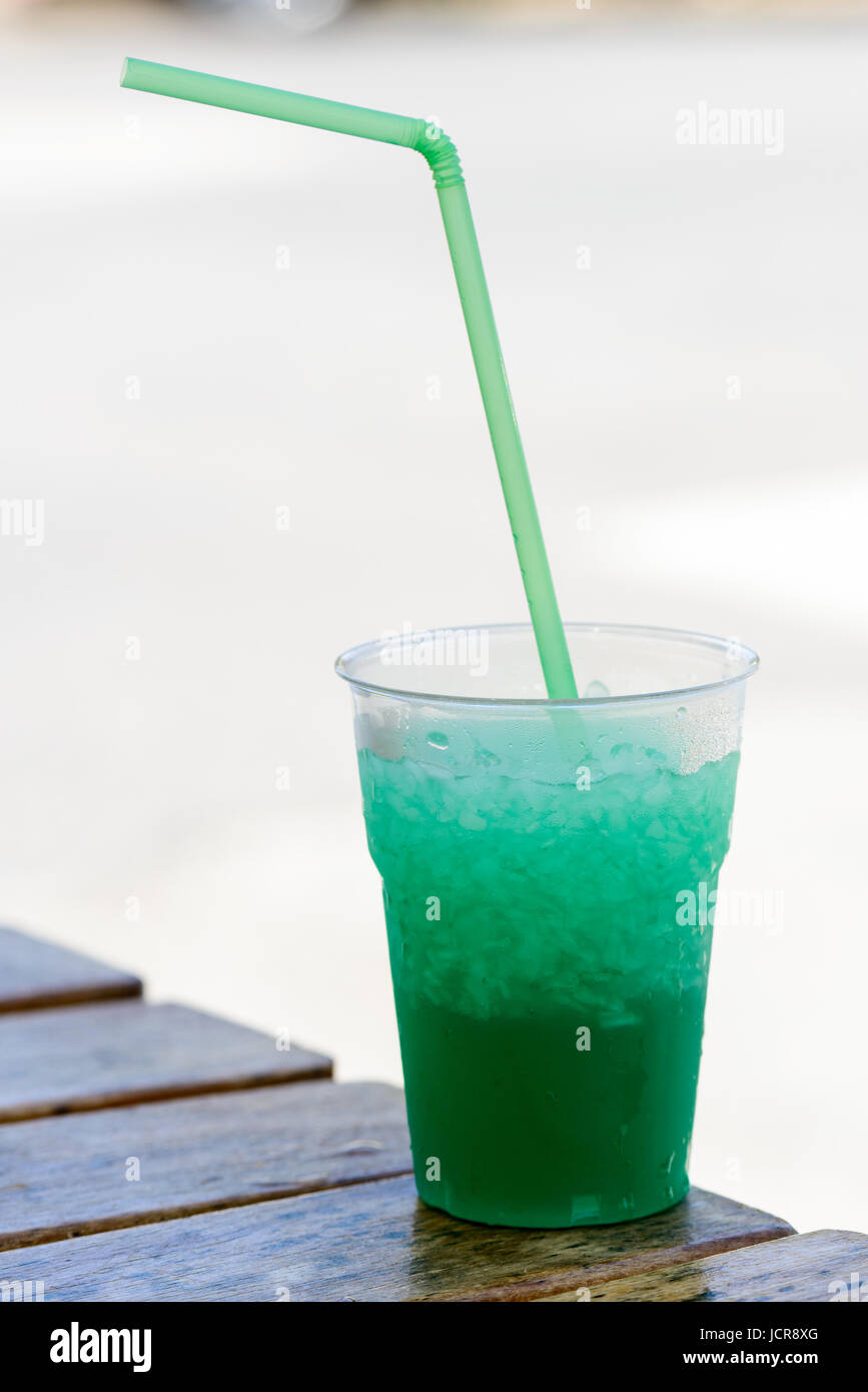 cold refreshing mint granadine drink, italian tipical Stock Photo Alamy