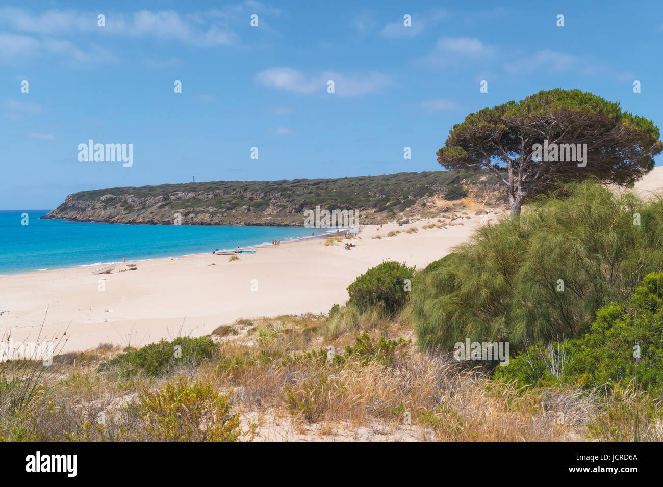 Bolonia, Costa de la Luz, Cadiz Province, Andalusia, southern Spain. Bolonia beach. Playa de Bolonia. Stock Photo