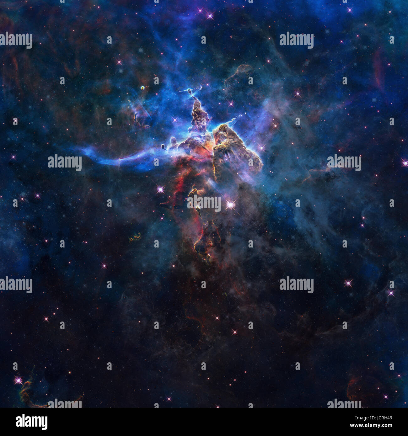 Hubble Space Telescope Images With Labels