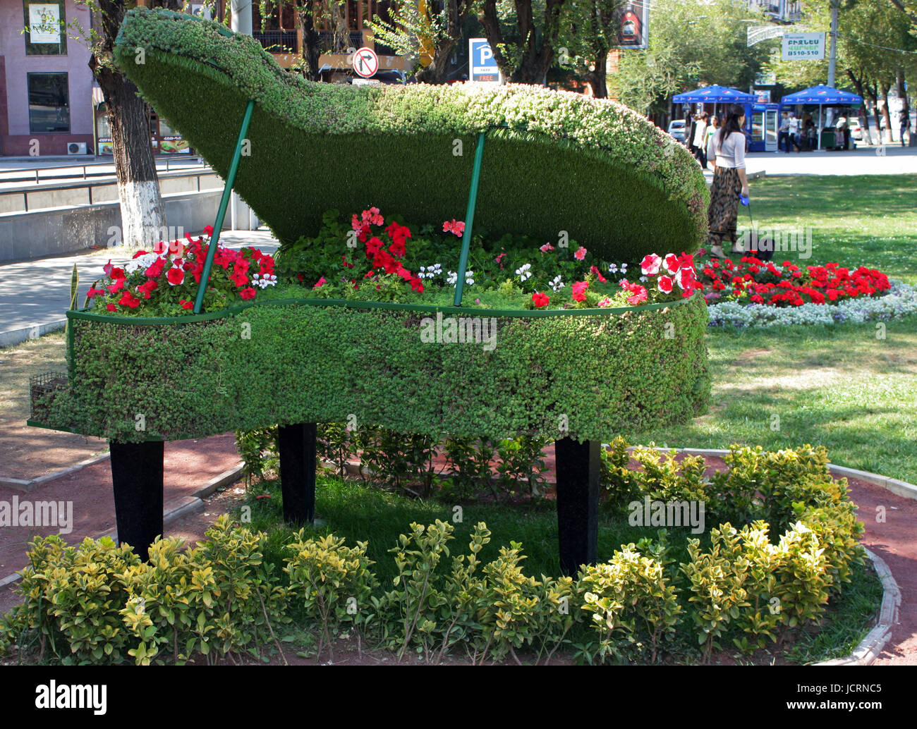 Grand piano on the street of Yerevan,Armenia Stock Photo Alamy