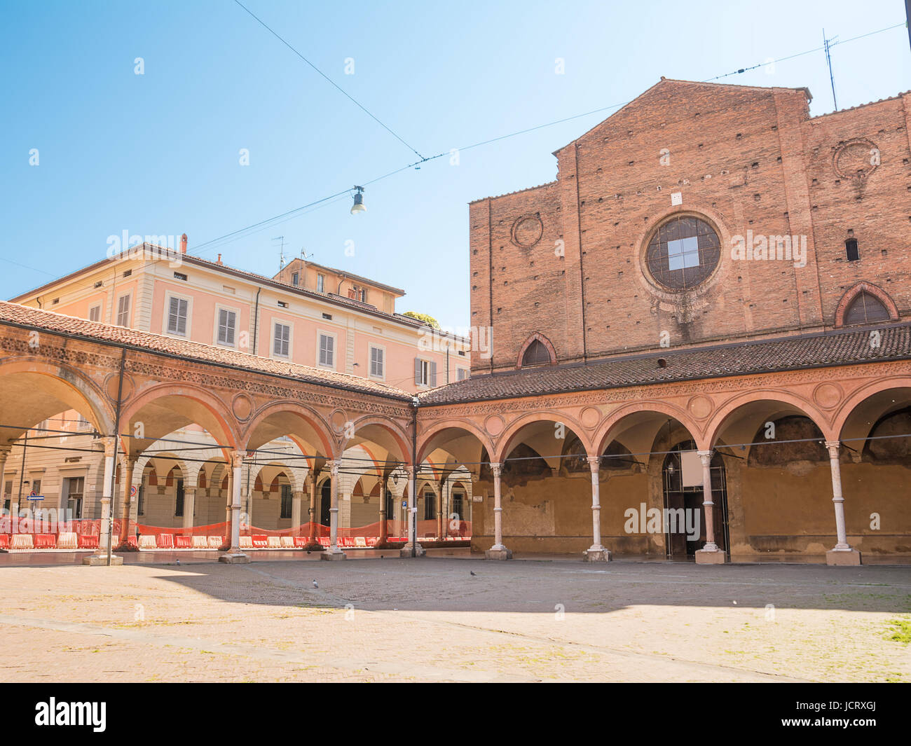 Church of the Servants of Mary (Servi di maria) in Bologna (Italy Stock
