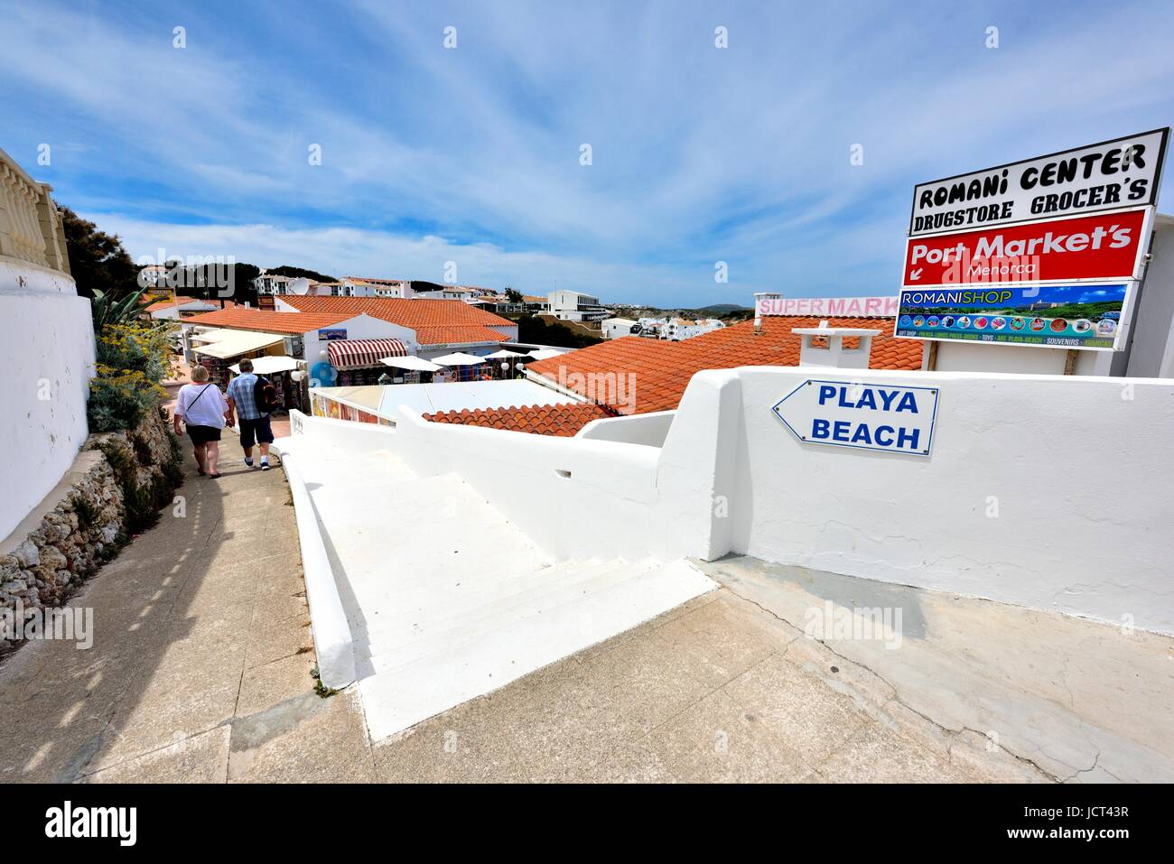 Arenal D'en Castell Menorca Spain Stock Photo - Alamy