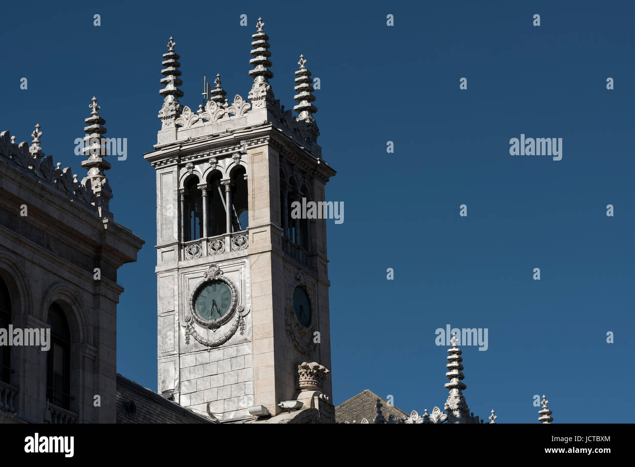 Valladolid (Castilla y Leon, Spain): historic buildings  in Plaza Mayor, the main square of the city Stock Photo