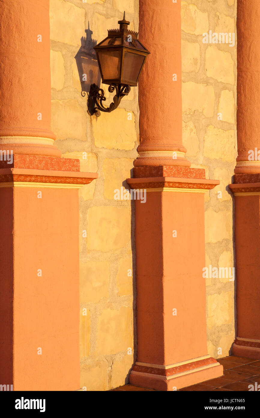 front entrance, Old Mission Santa Barbara, Queen of the Missions, Santa Barbara, California Stock Photo