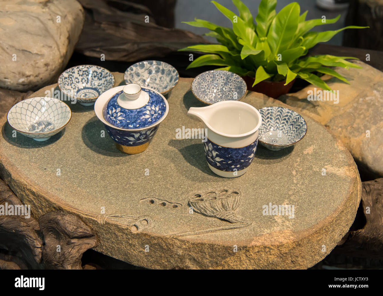 traditional Chinese teapot used in tea ceremony Stock Photo Alamy