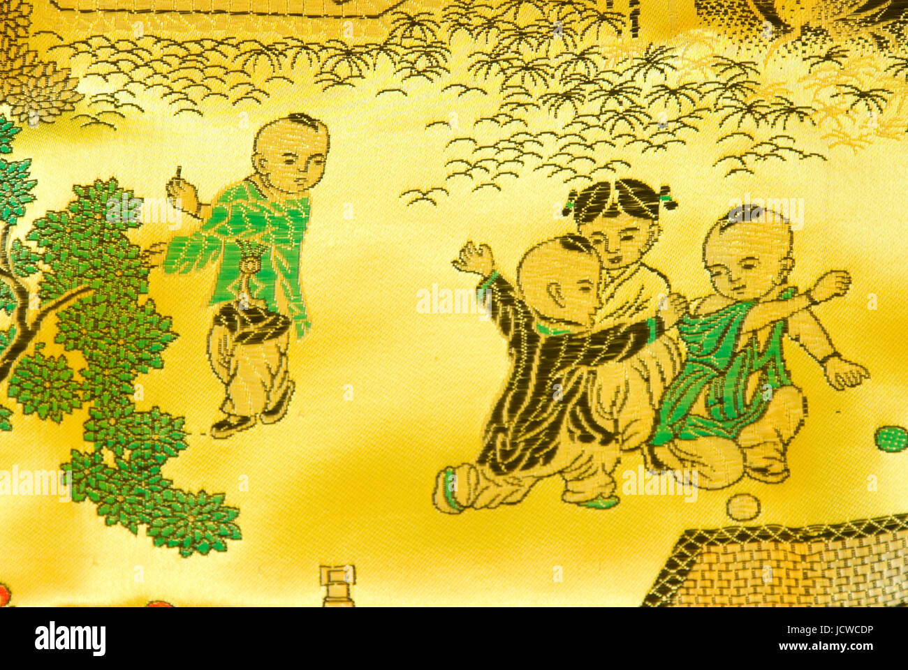 Chinese tapestry Stock Photo Alamy