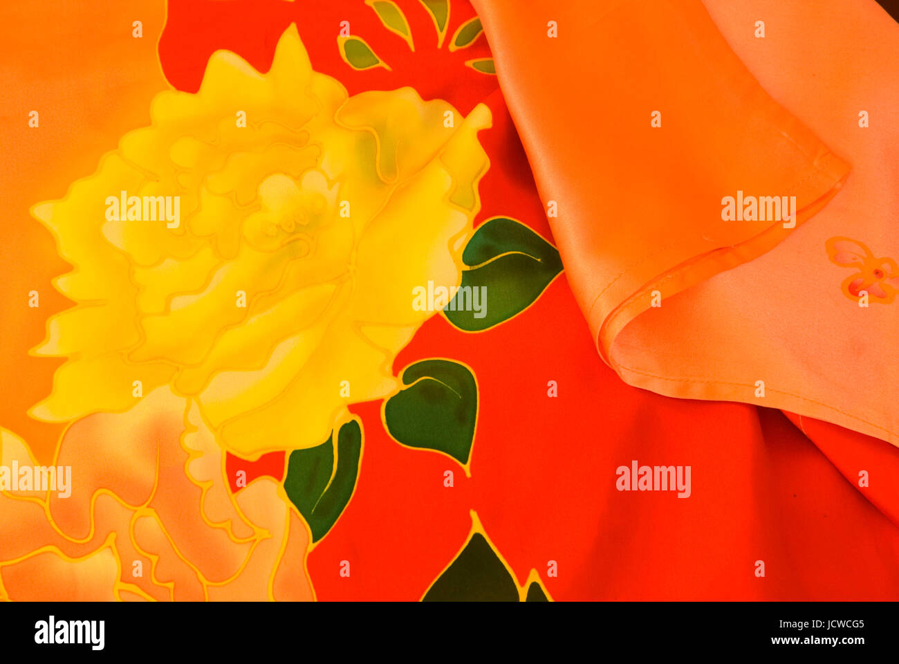 Chinese silk Stock Photo