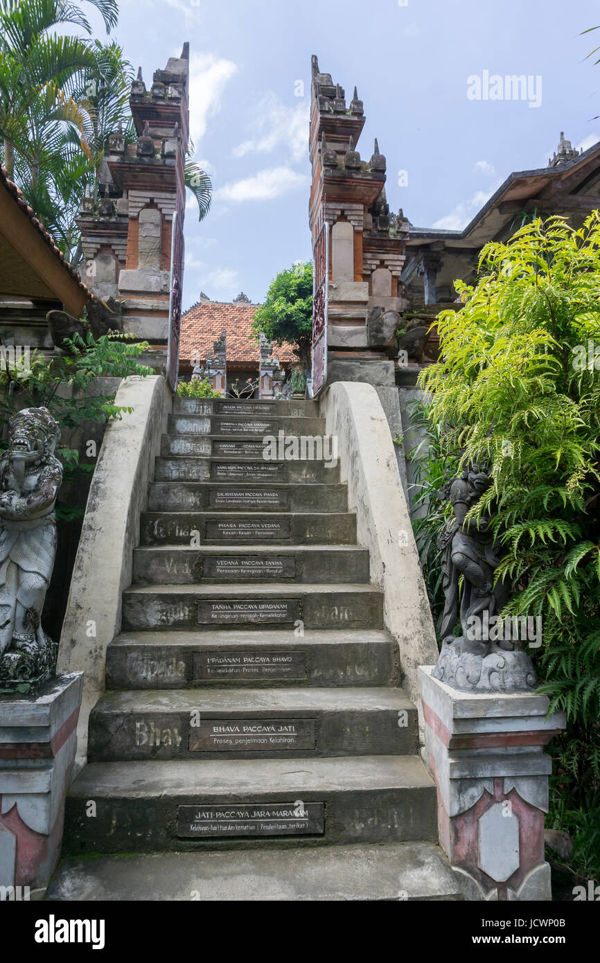 Bali Indonesia Circa April 2016 Traditional Temple Lempuyang On Agung Mount Background Bali Island Symbol Culture And Architecture Of Asian Peo Stock Photo Alamy