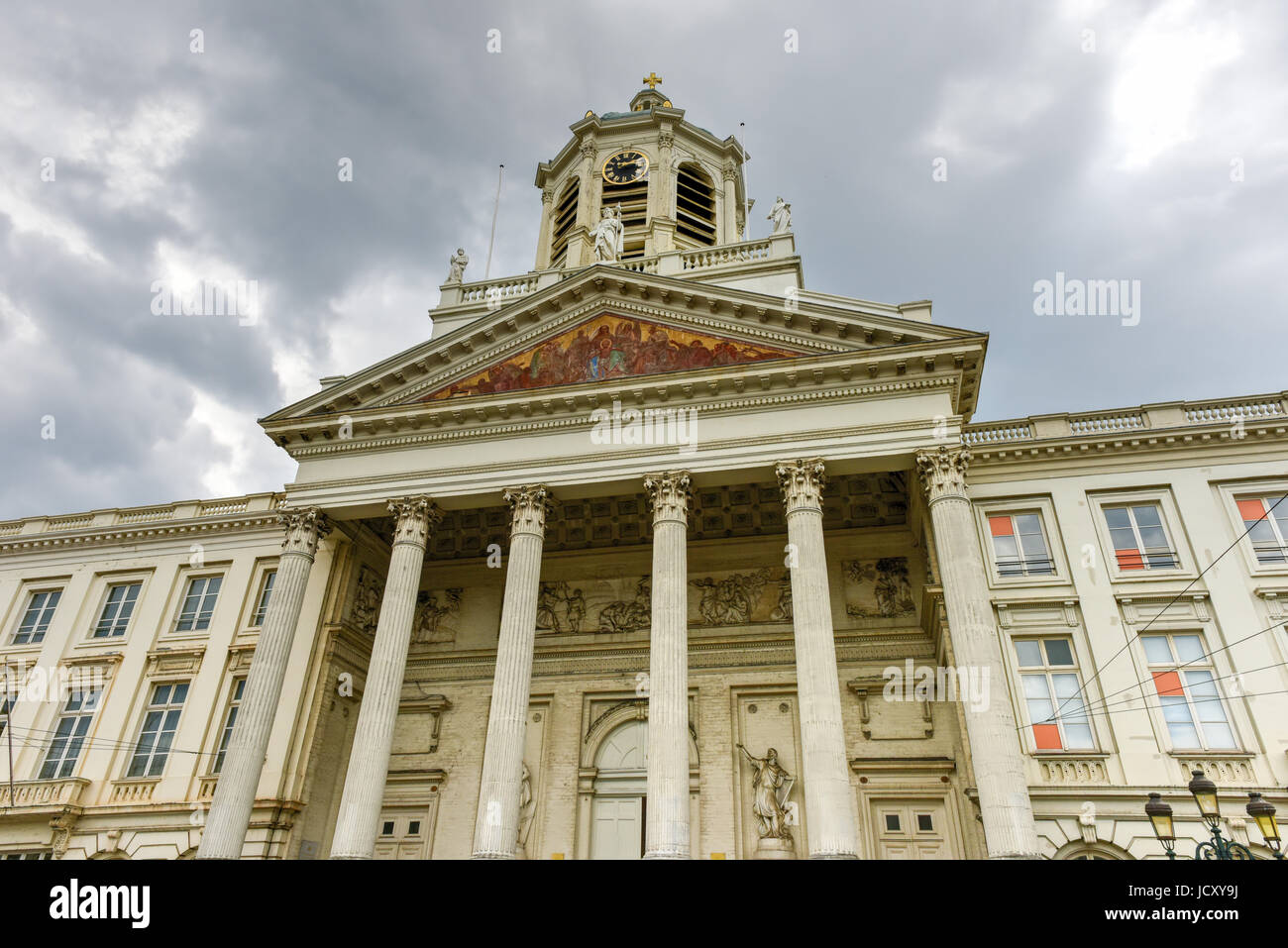 Coudenberg Coudenberg, the former Palace of Brussels, Belgium in the Royal Square ...