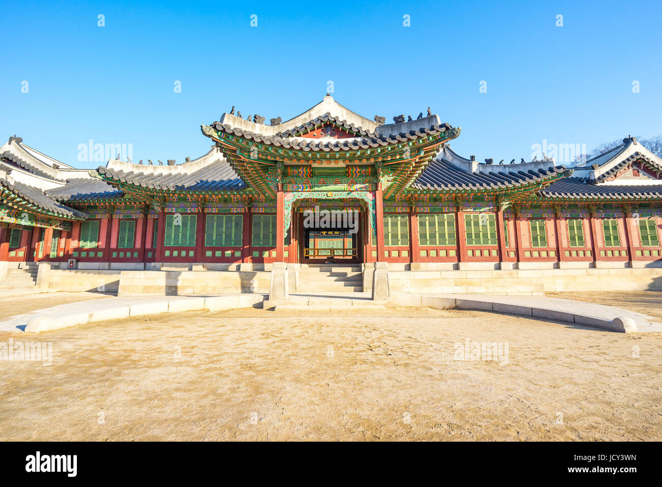 Changdeok Palace in Seoul, South Korea. Stock Photo
