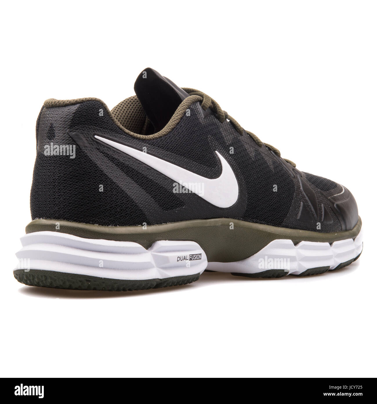 Nike Dual Fusion TR 6 Black and Khaki Men's Running Shoes - 704889-013  Stock Photo - Alamy