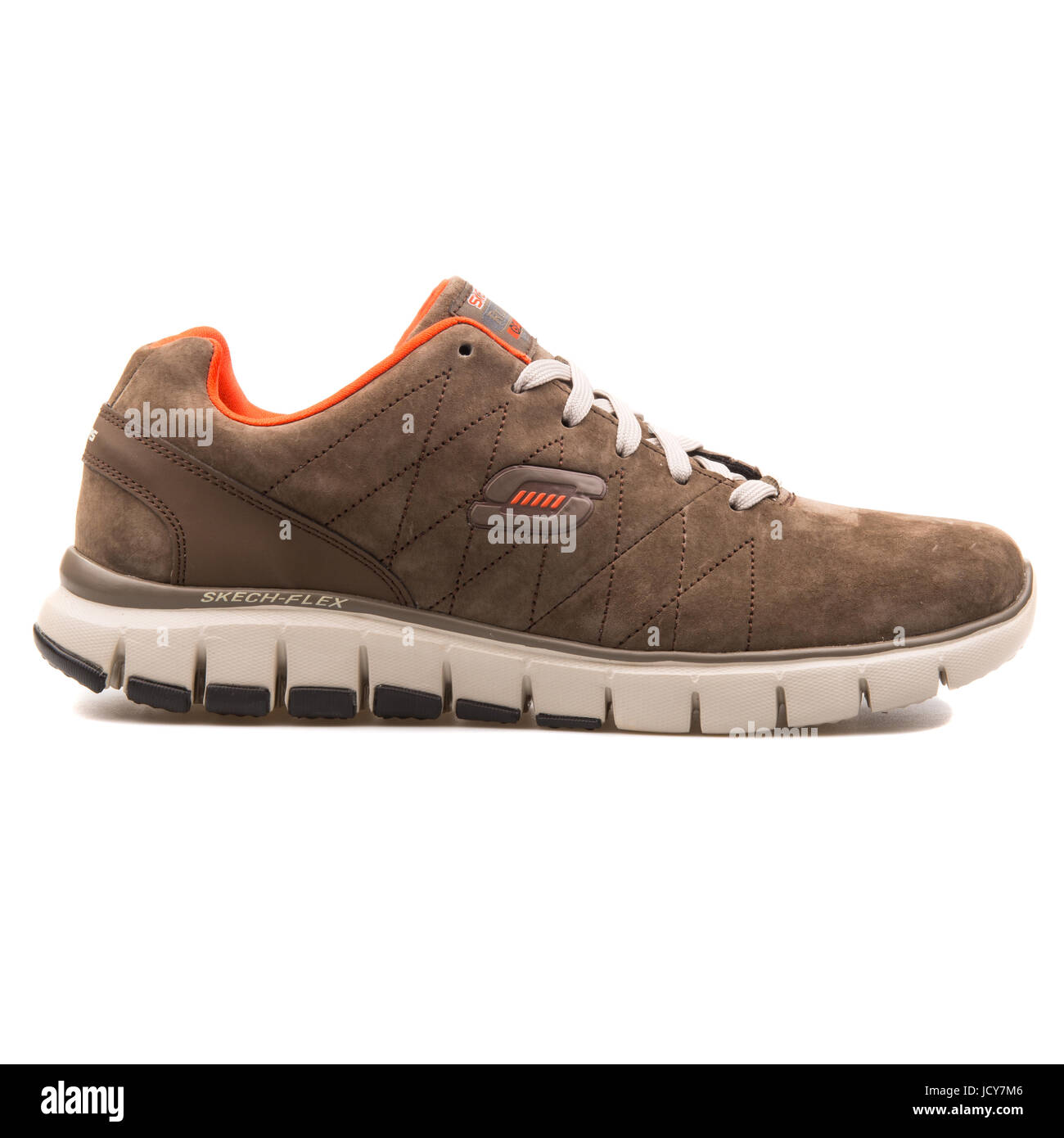 Skechers Skech-Flex Natural Vigor Brown and Orange Men's Running Shoes -  999668-BROR Stock Photo - Alamy