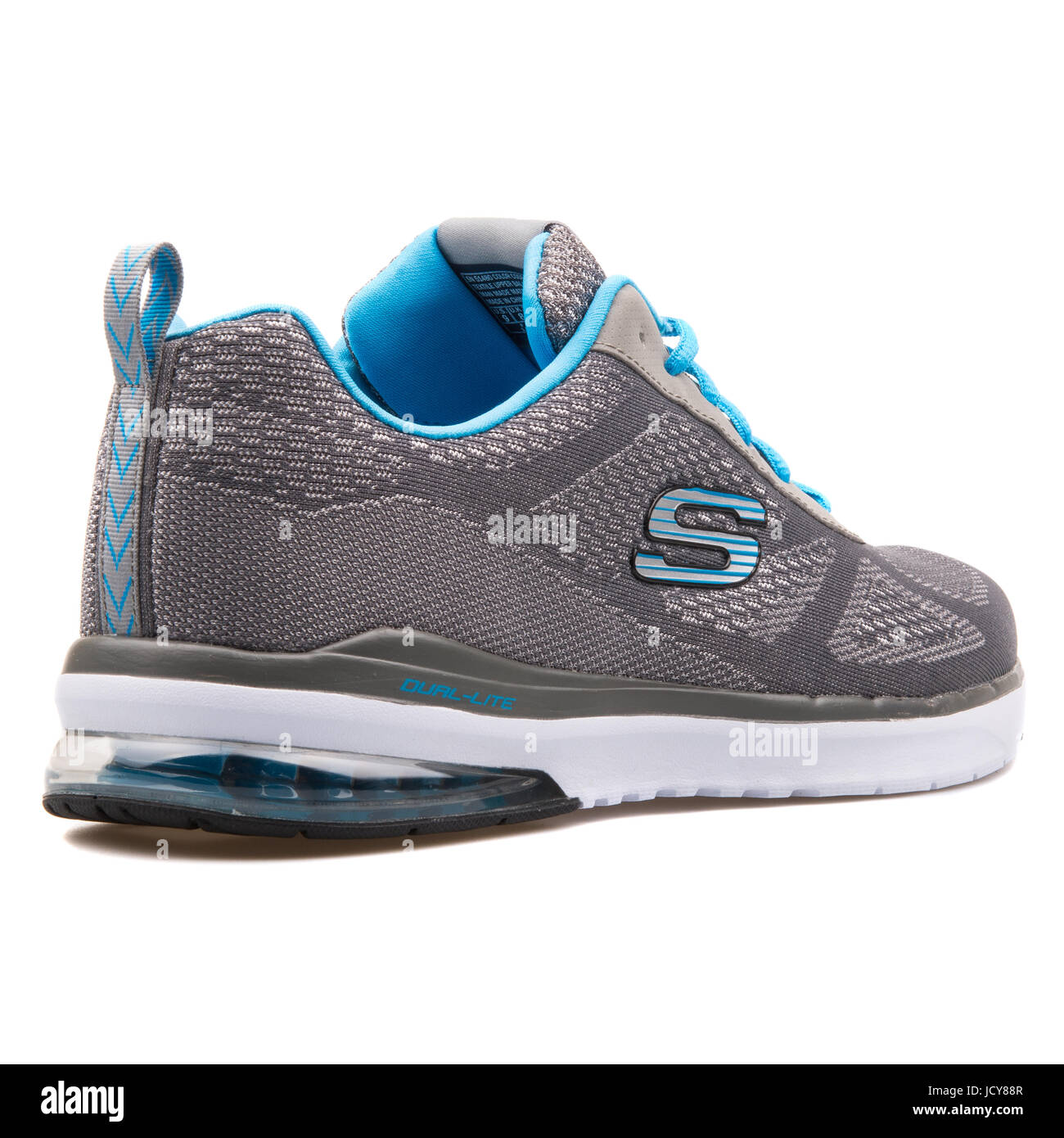 Sta in plaats daarvan op luchthaven Recensent Skechers Skech-Air Infinity Grey and Blue Men's Running Shoes - 51480-GYBL  Stock Photo - Alamy
