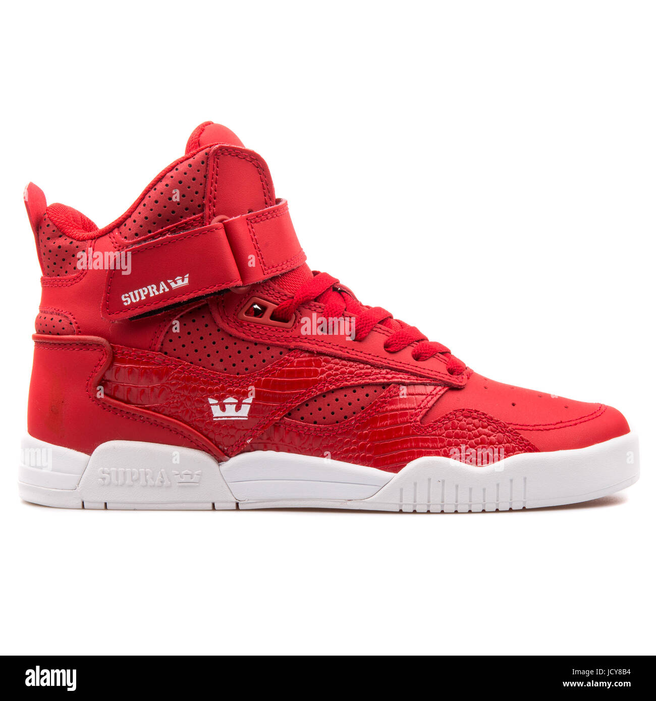 Supra Bleeker Cardinal Red and White 