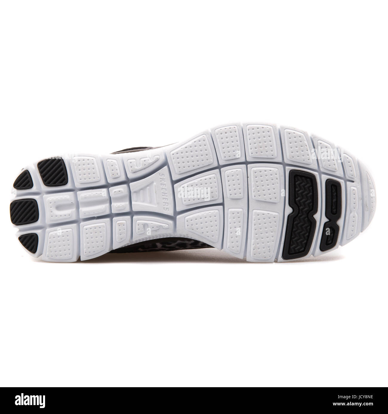 Skechers Flex Appeal-Serengeti Black and Grey Women's Running Shoes -  11878-BKGY Stock Photo - Alamy