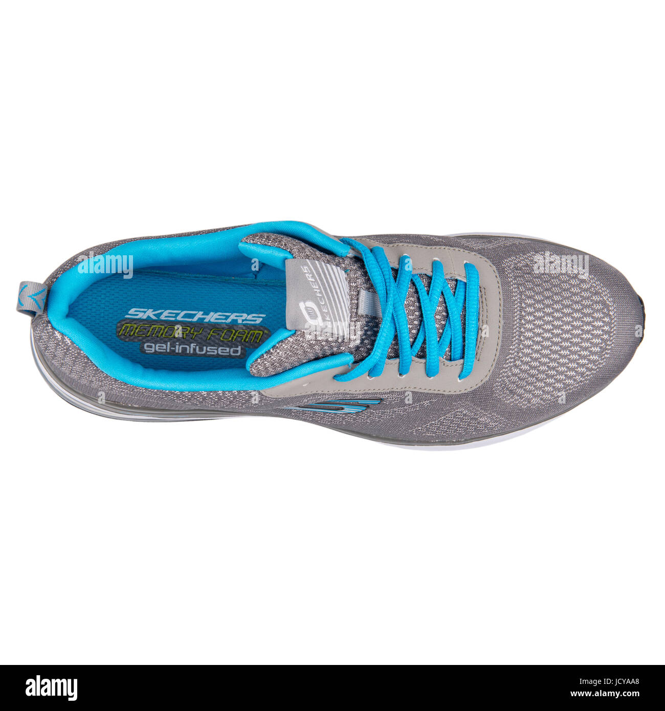 Exclusión Una vez más Fascinante Skechers Skech-Air Infinity Grey and Blue Men's Running Shoes - 51480-GYBL  Stock Photo - Alamy