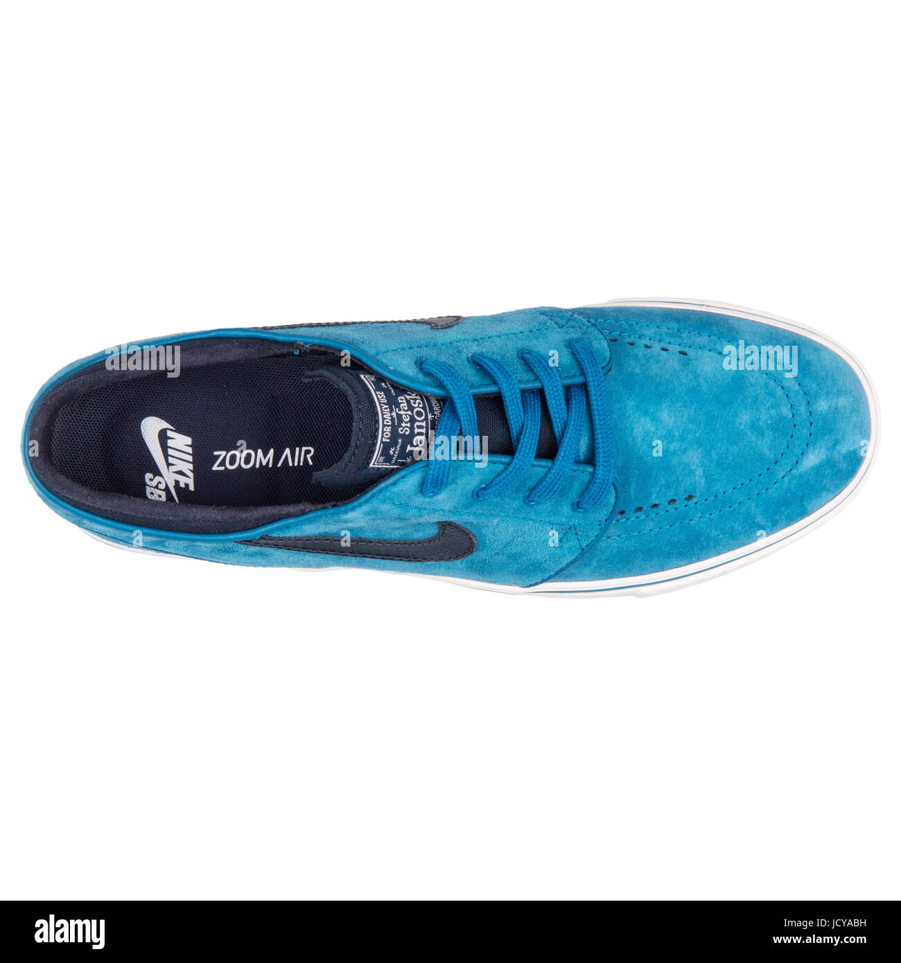 Nike Zoom Stefan Janoski SE Blue Men s Skateboarding Shoes 473284 442 Stock Photo Alamy