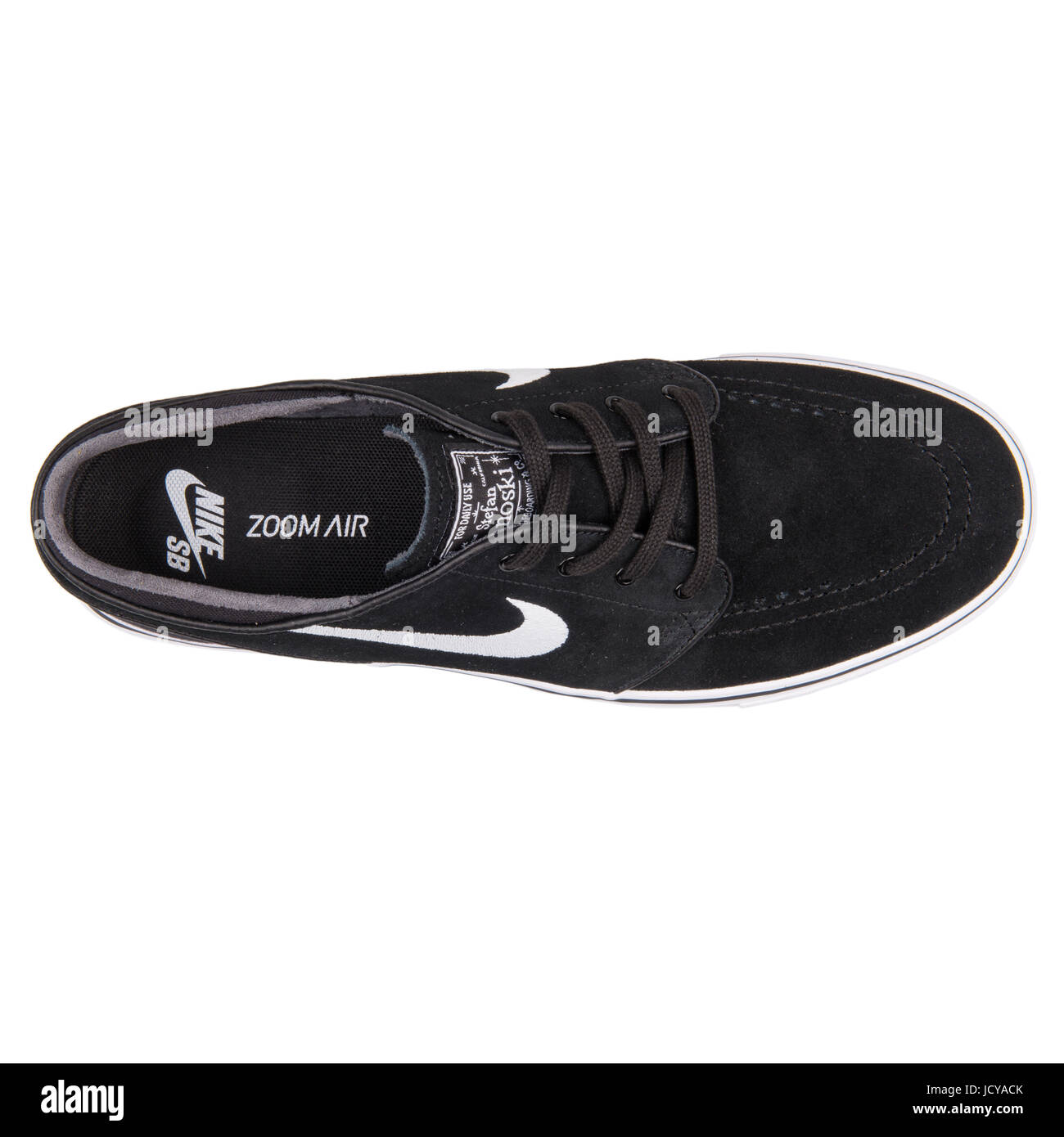 Nike Zoom Stefan Janoski Black and White Men's Skateboarding Shoes -  333824-026 Stock Photo - Alamy