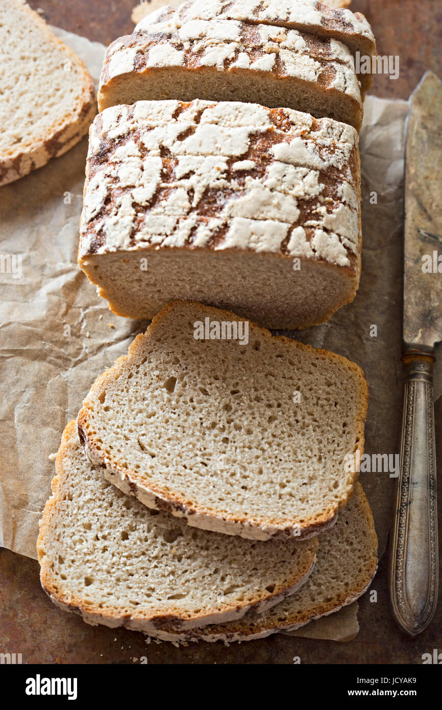 Rye bread sliced Stock Photo Alamy