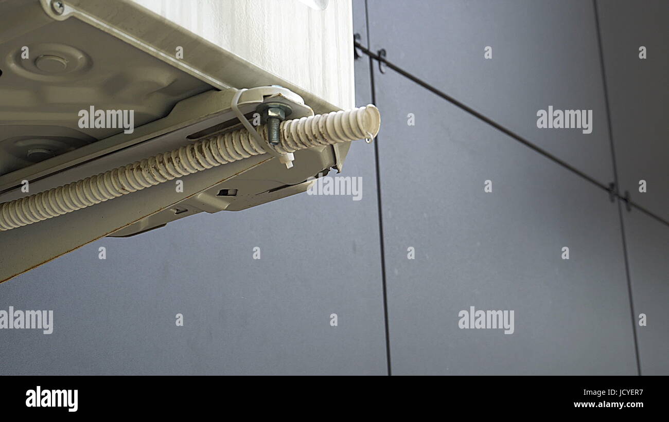 Water dripping from air conditioner Stock Photo Alamy