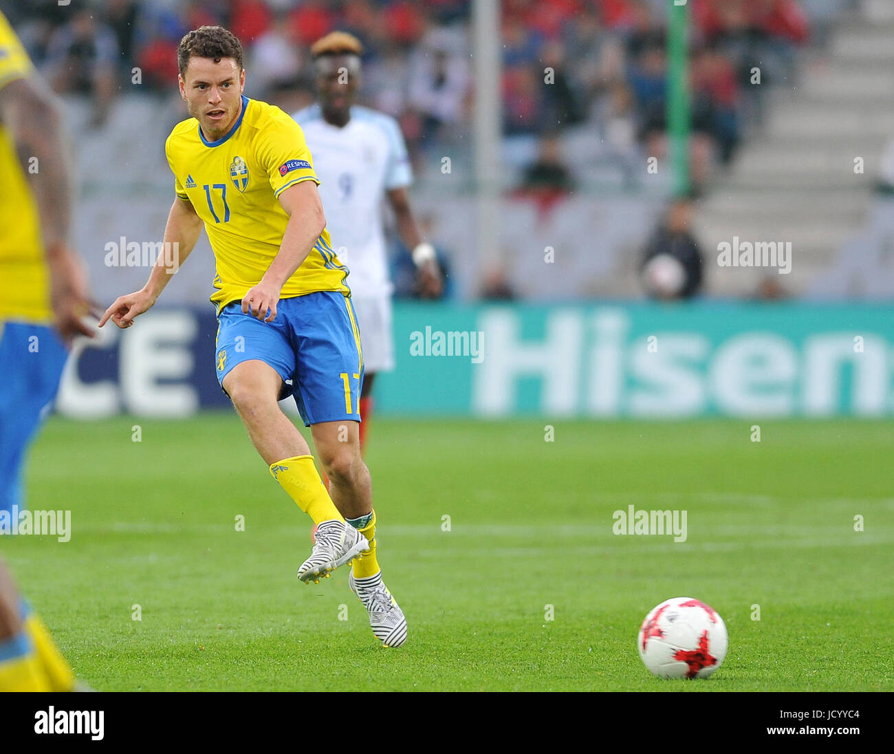 Kerim Mrabti during the UEFA European Under21 match between Sweden and