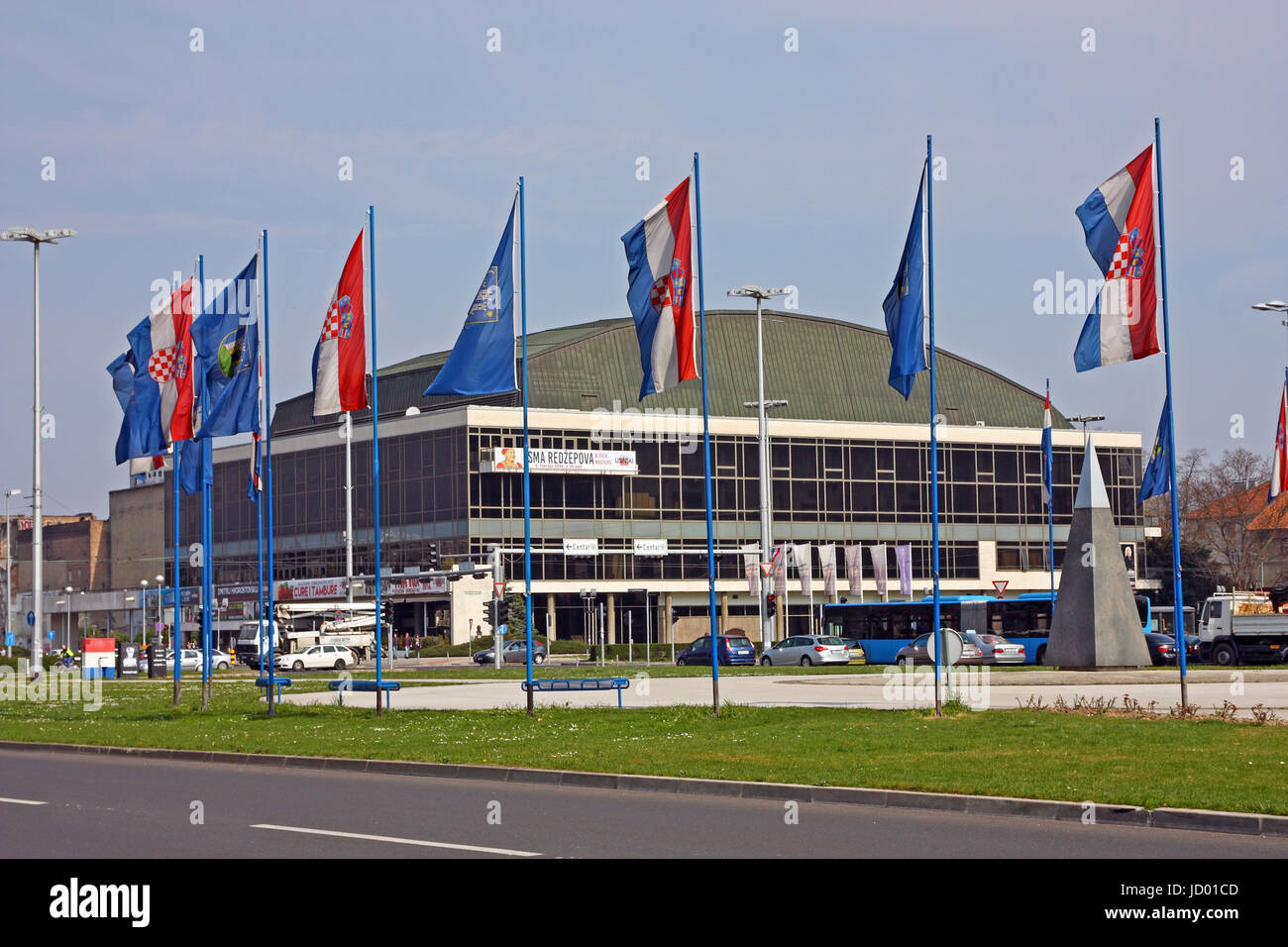 CROATIA ZAGREB, 19 MARCH 2016: Vatroslav Lisinski Concert Hall, Zagreb ...