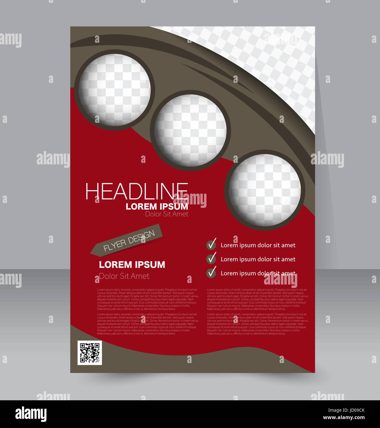 Abstract flyer design background. Brochure template. To be used for magazine cover, business