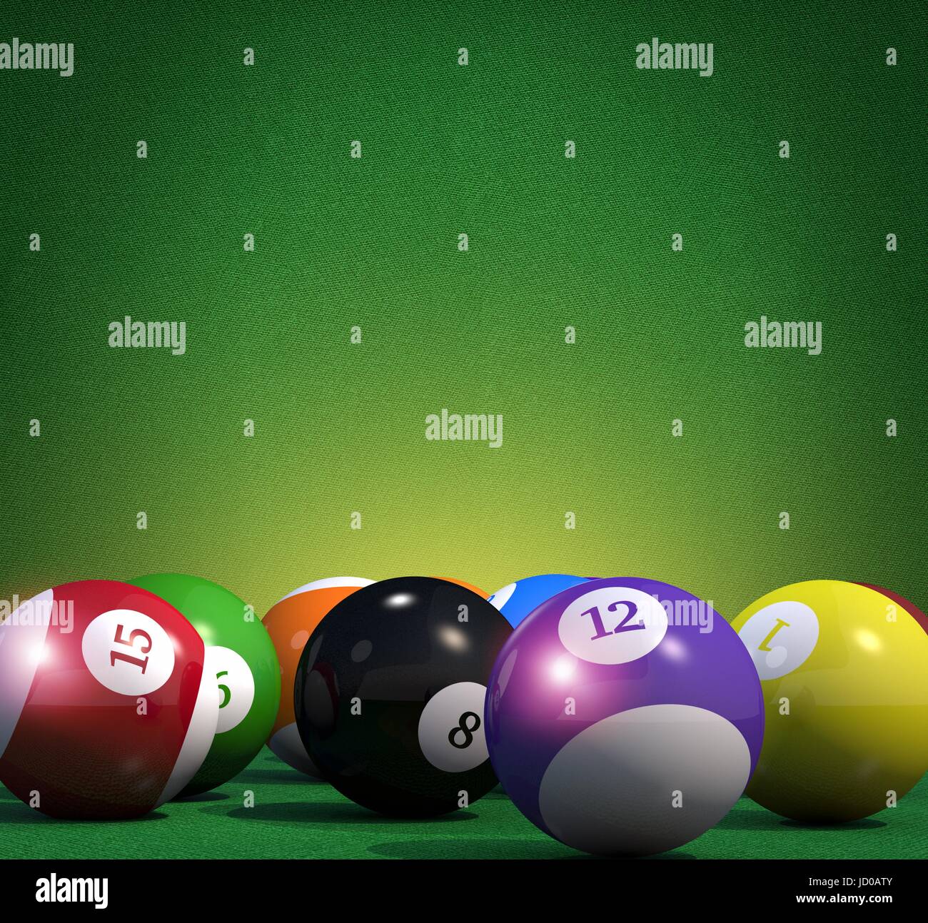 Billiard Game Copy Space Background. Pool Billiard Cue Sport Backdrop ...