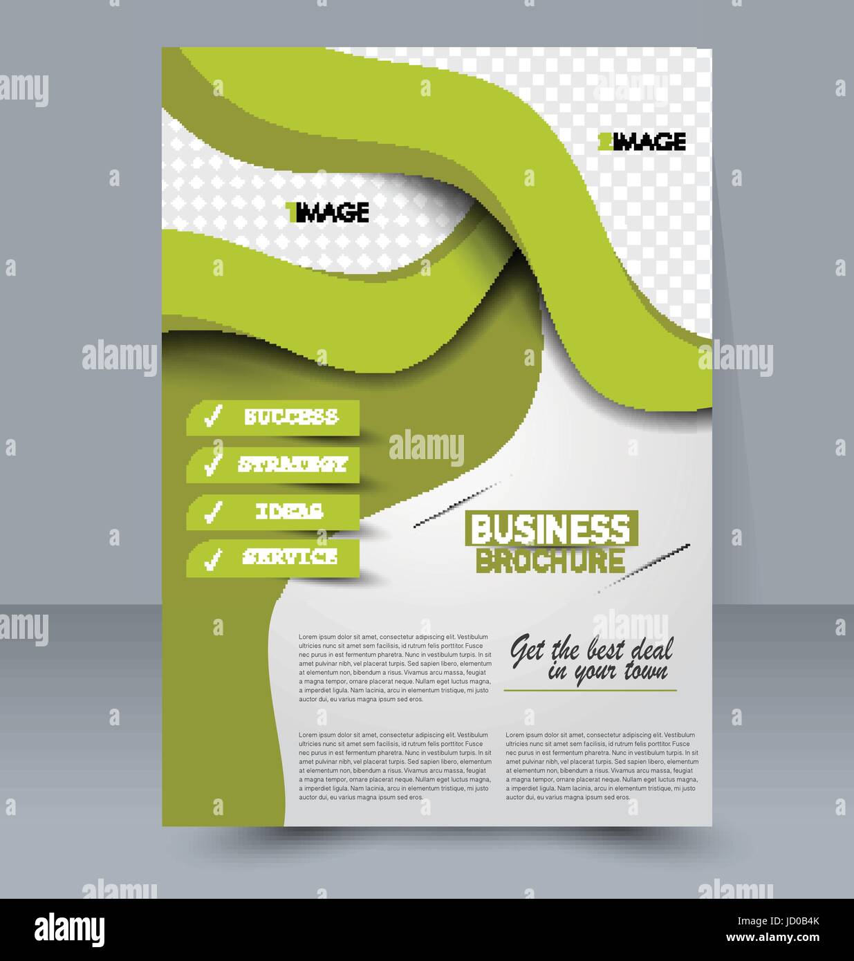 Abstract flyer design background. Brochure template. For magazine cover