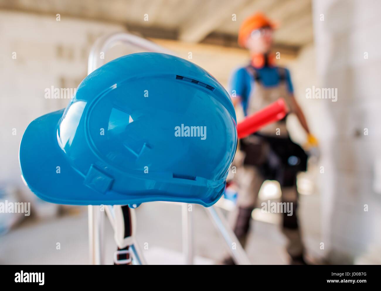 Hard Hat Construction Site. Building Safety Equipment Stock Photo Alamy