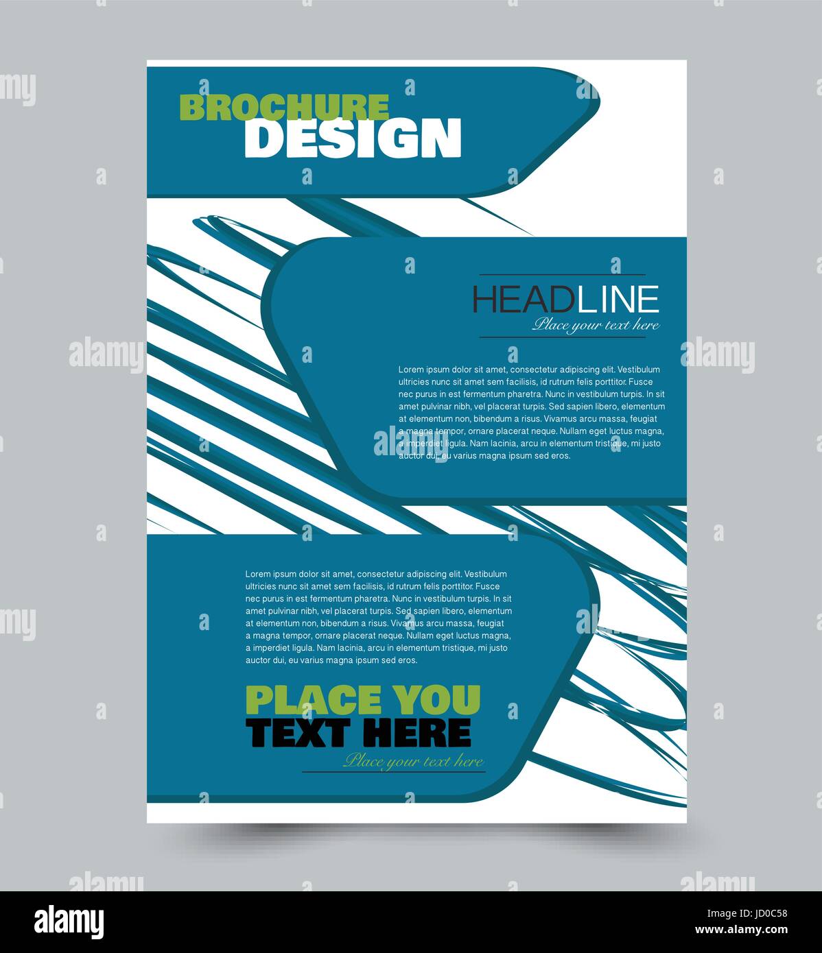 Business Flyer Template Size Brochure Design Annual Report Stock Vector Image Art Alamy