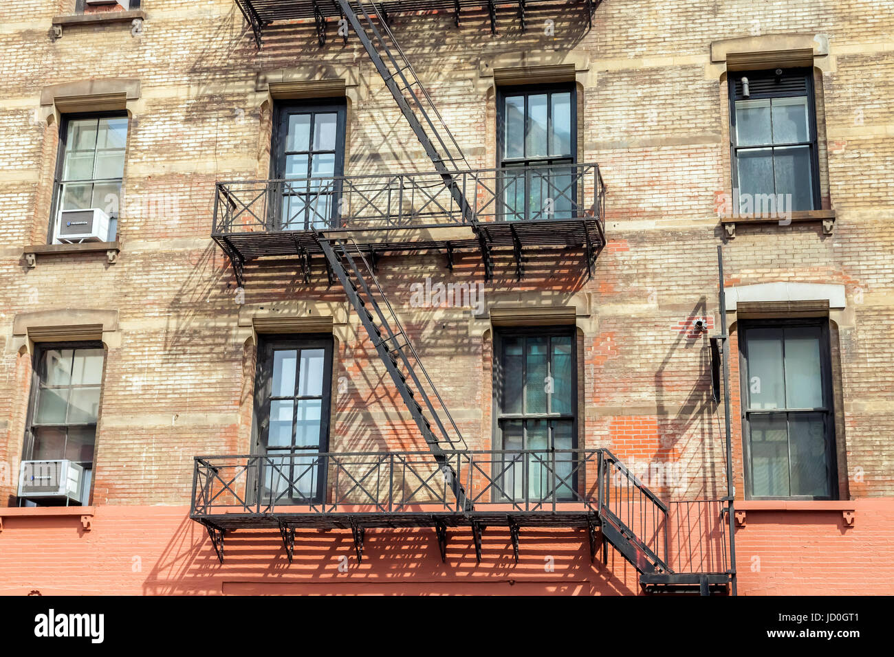 Fire escape stairs on high hires stock photography and images Alamy
