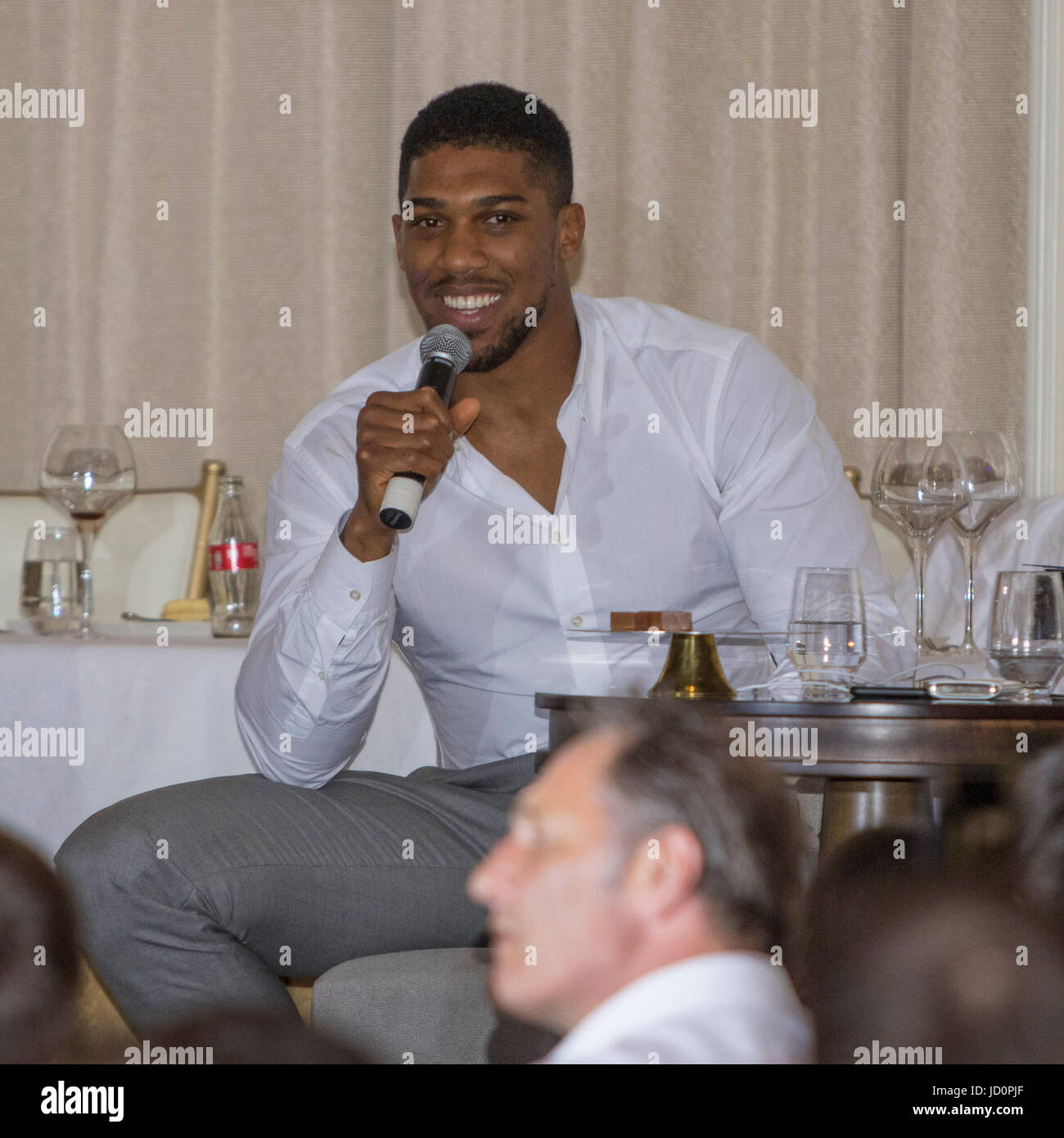 Turnberry, UK. 16th June, 2016. Images from the Evening with guests enjoying entertainment, auction and an interview with Anthony Joshua at The Trump Turnberry Resort. Credit: Colin Poultney/Alamy Live News Stock Photo