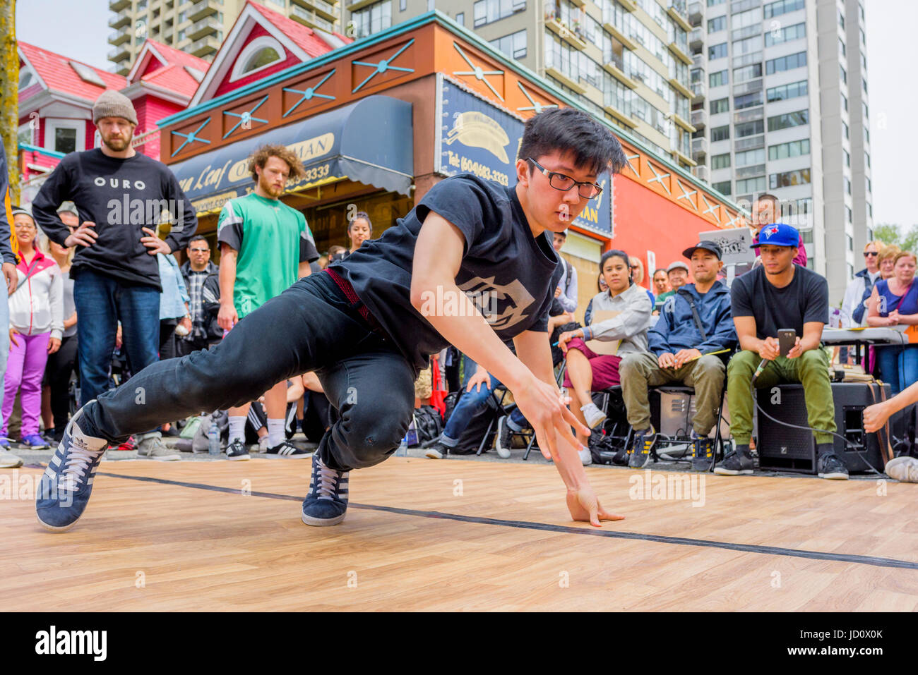 Hip Hop Break Dance Demo and Competition Stock Photo - Alamy