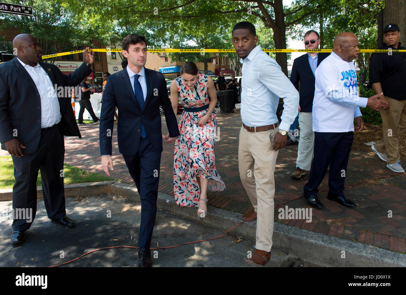 Marietta, USA. 17th June, 2017. JON OSSOFF, the Democratic