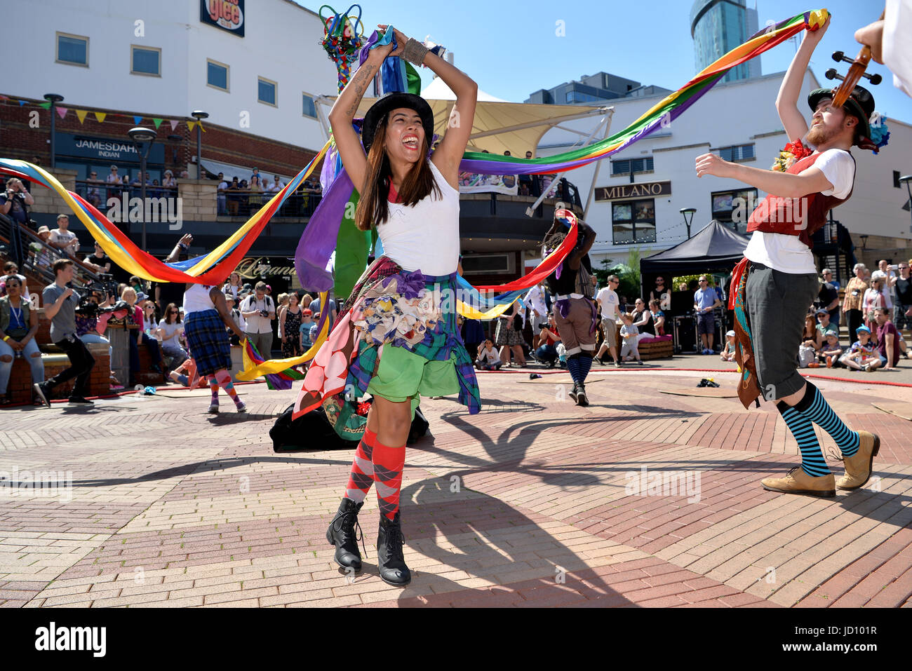 Summer in Southside Arts Festival in Birmingham, West Midlands, England