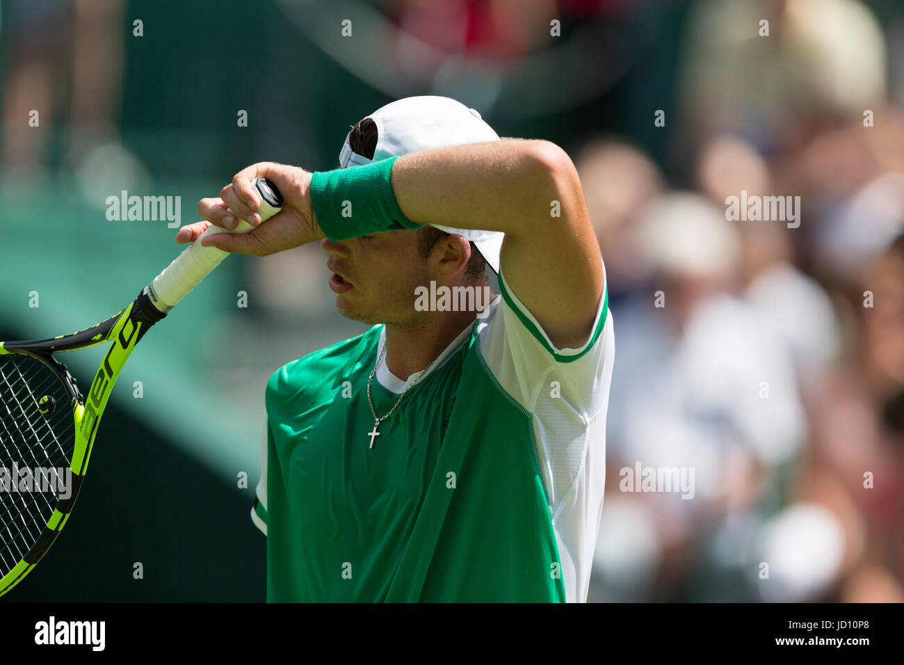 ATP tennis player Maximilian Marterer in action in the qualifying rounds of  the 25th Gerry Weber Open at Halle Stock Photo - Alamy